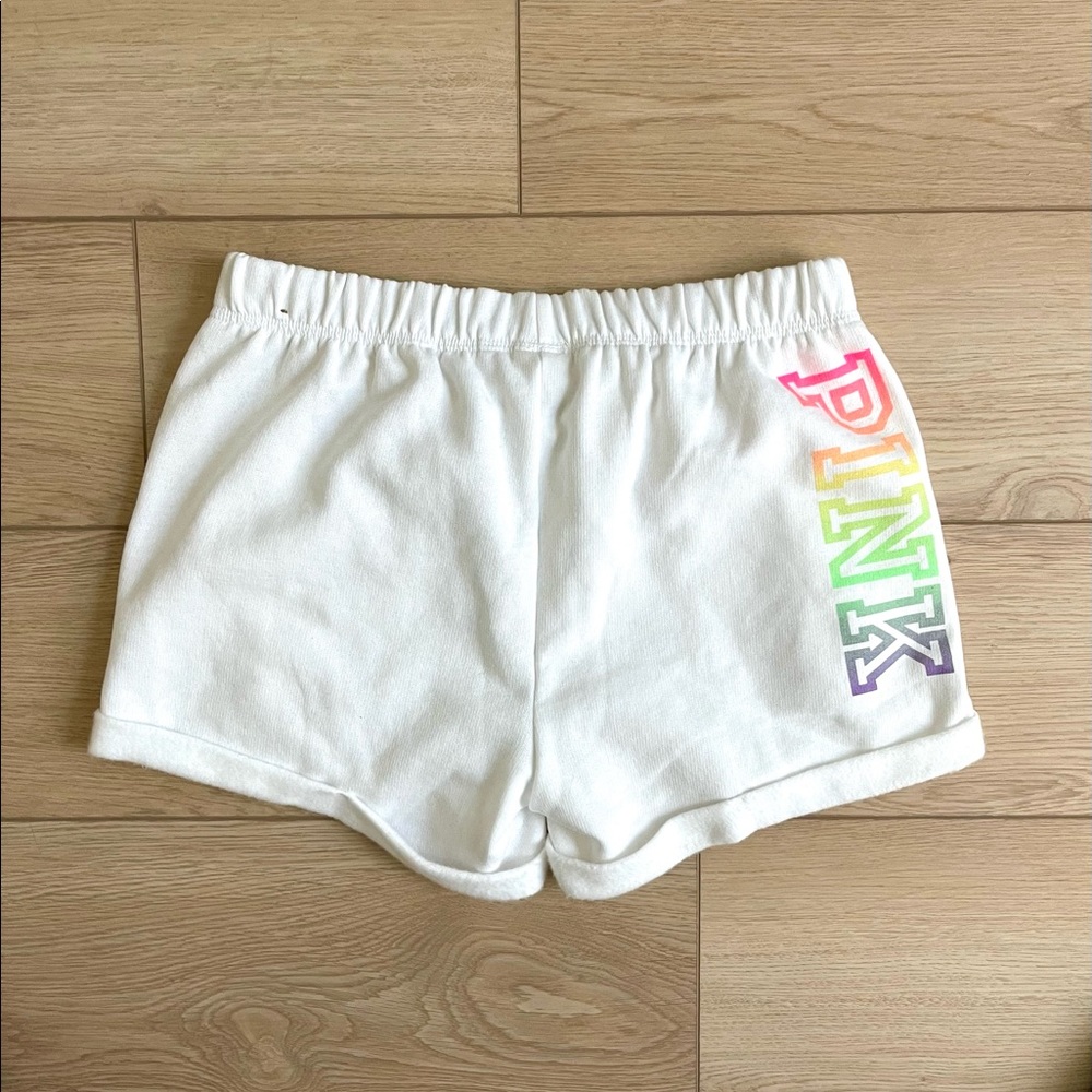 NEVER WORN, Victoria Secret high waisted hem rolled sweat short